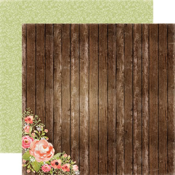 Rustic Elegance Wood Floral