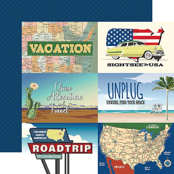 Road Trip 6x4 Journaling Cards