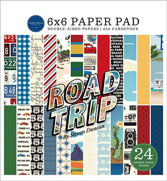 Carta Bella DISC - Road Trip 6x6 Pad