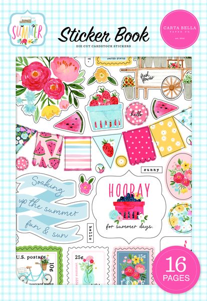 Summer Sticker Book
