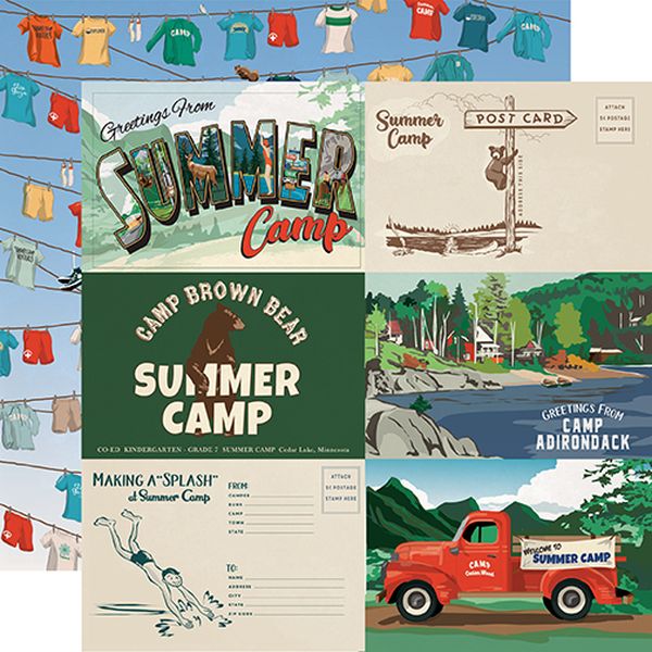 Summer Camp 6x4 Journaling Cards