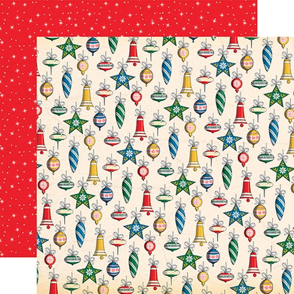 Carta Bella Season's Greetings: Holiday Ornaments DS Paper
