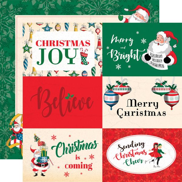 Carta Bella Season's Greetings: 6x4 Journaling Cards