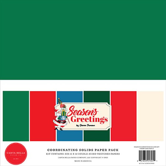 Carta Bella Season's Greetings Solids Kit