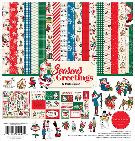 DISC - Carta Bella Season's Greetings Collection Kit
