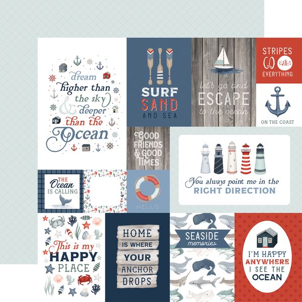 Carta Bella: Seashore - Multi Journaling Cards DS Paper