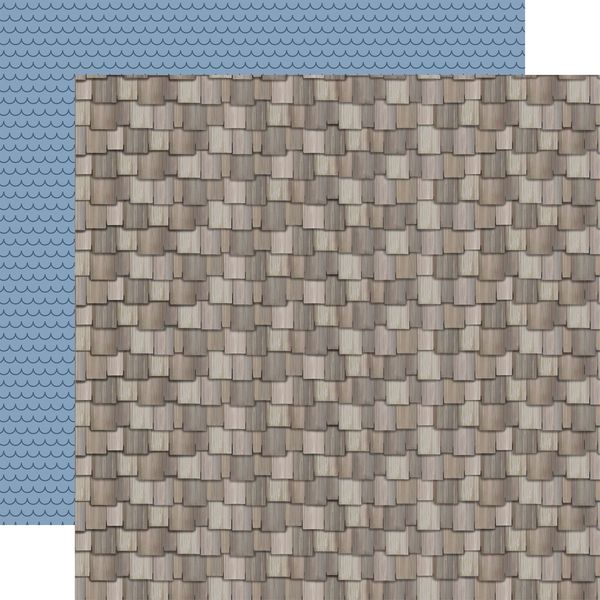Carta Bella: Seashore - Beach Wood Shingles DS Paper