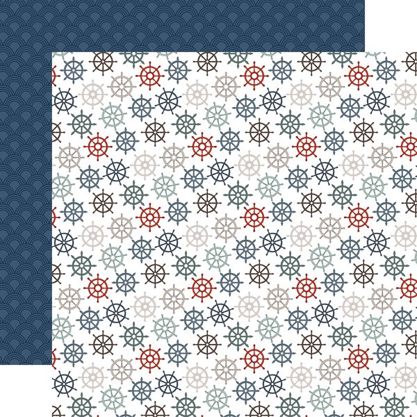 Carta Bella: Seashore - Ahoy Ship Wheel DS Paper
