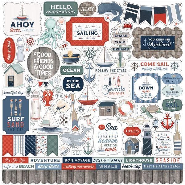 Carta Bella Seashore Element Sticker