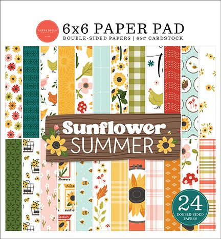 Carte Bella Sunflower Summer 6x6 Pad