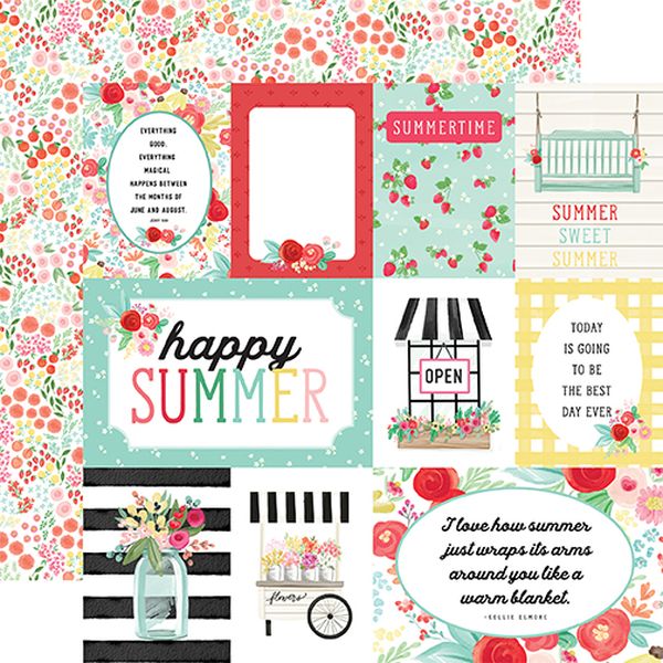 Carta Bella Summer Market Journaling Cards