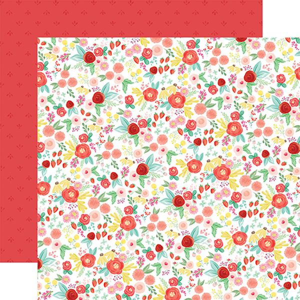Carta Bella Summer Market Best Summer Floral DS Paper (1 Sheet)