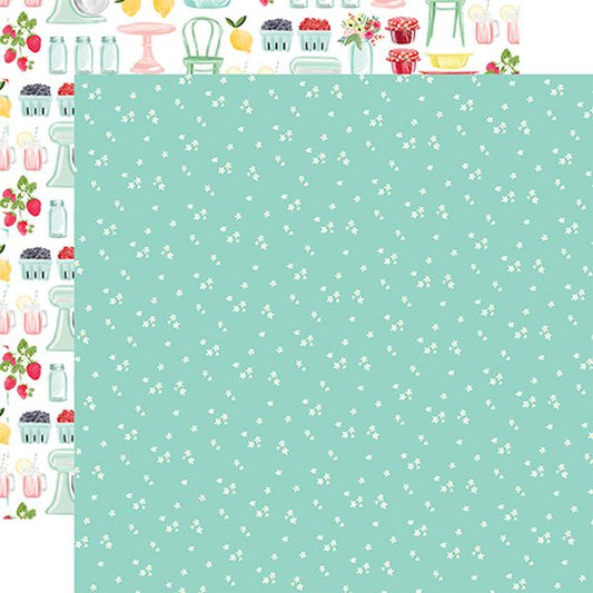 Carta Bella Summer Market Tiny Flowers DS Paper (1 Sheet)