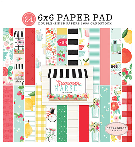 Carta Bella DISC - Summer Market 6x6 Paper Pad