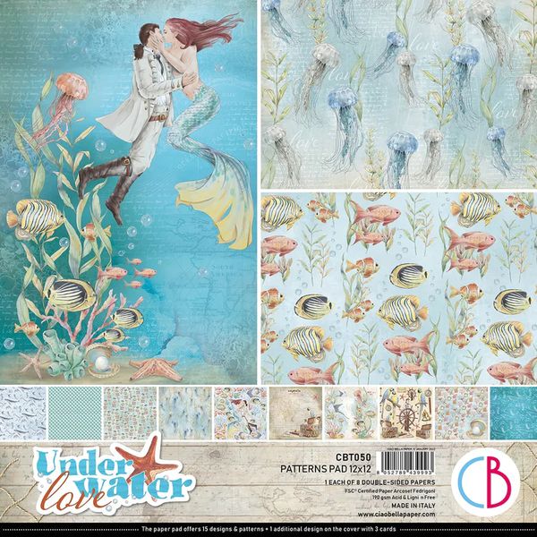 Ciao Bella Underwater Love Pattern Paper Pad