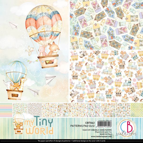 My Tiny World Patterns Pad 12X12