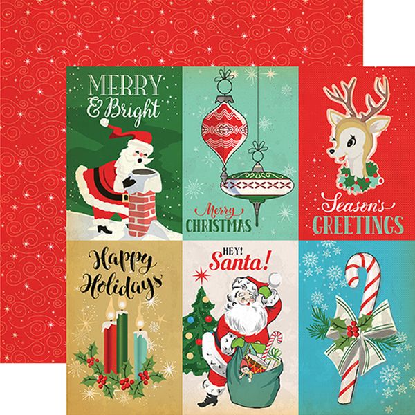 Carta Bella A Very Merry Christmas: 4x6 Journaling Cards (1 Sheet)