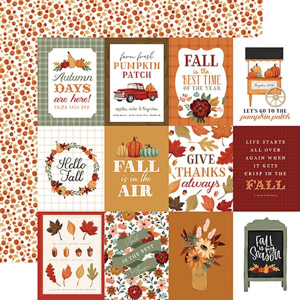Welcome Fall 3x4 Journaling Car