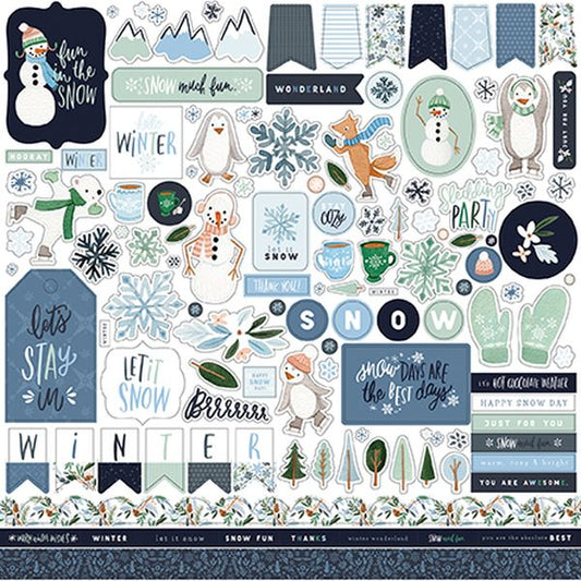 Winter Market Element Sticker