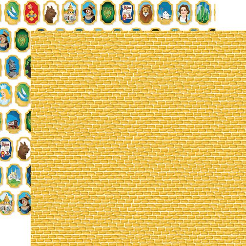Carta Bella Wizard of Oz Yellow Brick Road DS Paper (1 Sheet)