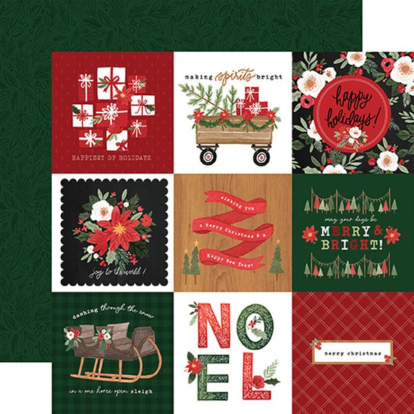 Happy Christmas 4X4 Journaling