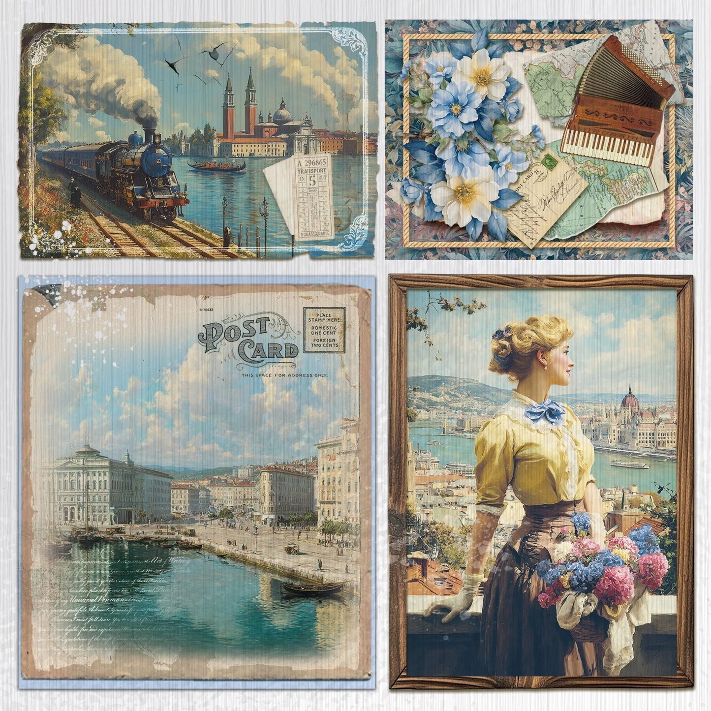 Ciao Bella Deluxe Paper Silver & Vellum Dual Pack MIXED 6/Pkg Eastern Journey