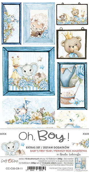Craft-o-Clock  Oh, Boy!  Baby 's First Year Extras Set