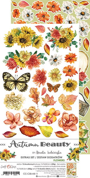 Craft-o-Clock  Autumn Beauty  Extras Flowers
