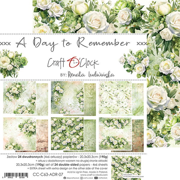 Craft-o-Clock A Day To Remember 8x8 Papers Set