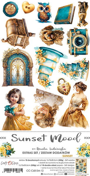 Craft-o-Clock Sunset Mood extras set – sunset
