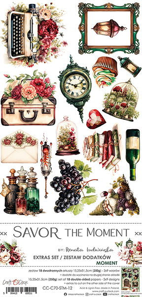 Craft-o-Clock Savor the Moment extras set – sunset