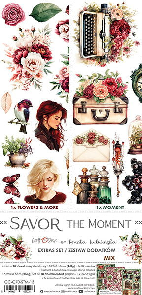 Craft-o-Clock Savor the Moment extras set – mix
