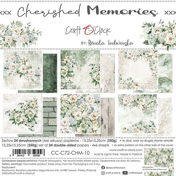Craft-o-Clock Cherished Memories 6x6 Papers Set