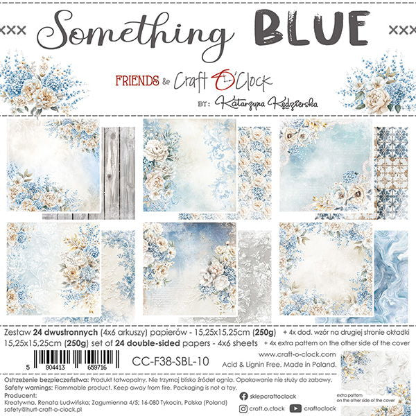 Craft-o-Clock Something Blue 6x6 Papers Set
