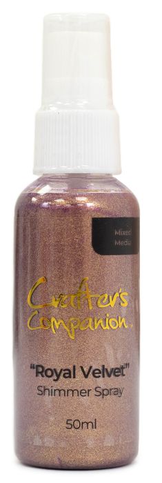 Crafter's Companion Mixed Media Shimmer Spray-Royal Velvet