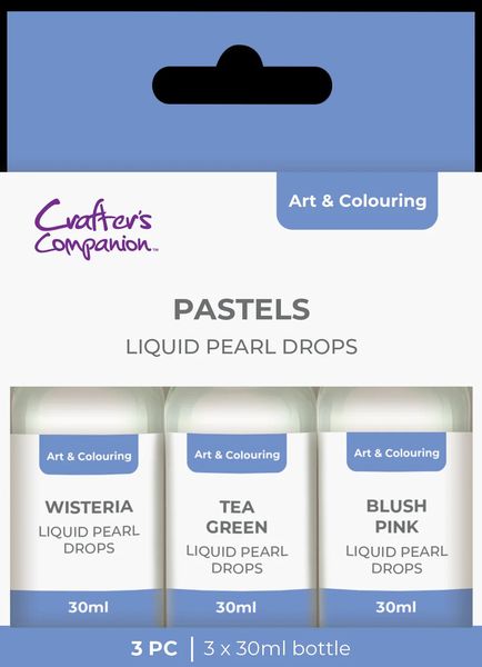 Crafter's Companion Pearl Drops Pastels 3 Pack