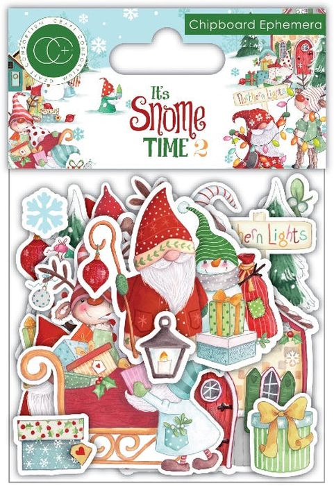Craft Consortium It's Snome Time 2 - Chipboard Ephemera