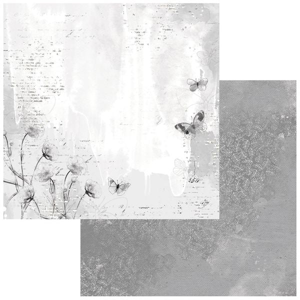 49 and Market Color Swatch: Charcoal #3 12"X12" Double-Sided Cardstock