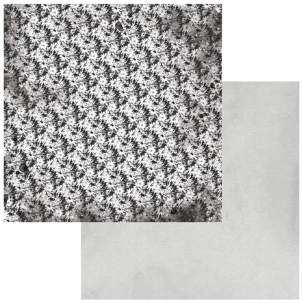 49 and Market Color Swatch: Charcoal #5 12"X12" Double-Sided Cardstock