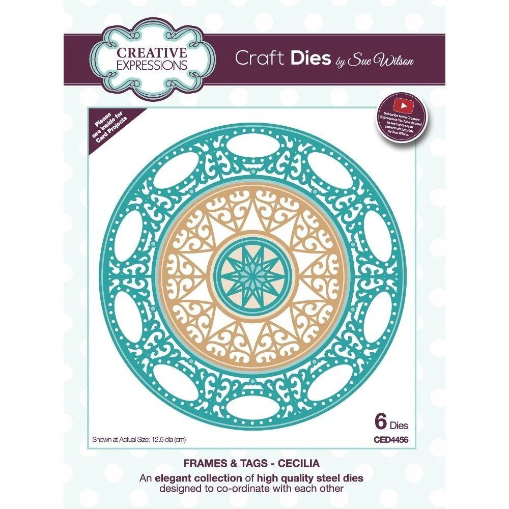 Sue Wilson Frames & Tags Cecilia Craft Die