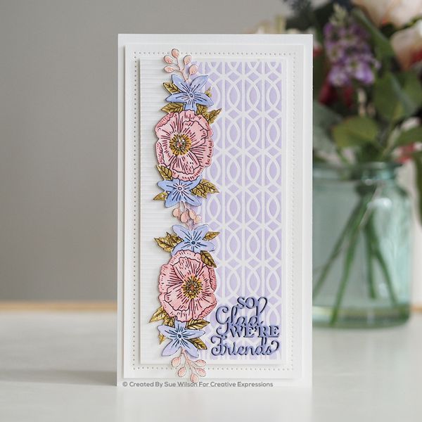 Lattice Swirls Stencil