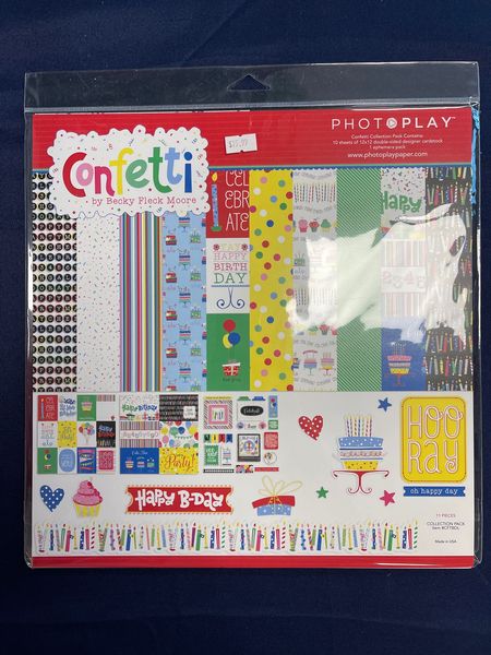 Confetti 11pcs with Ephemera Ki