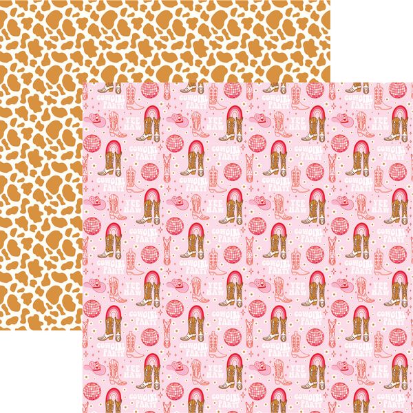 Reminisce Cowgirl Party: Cowgirl Party DS Paper (1 Sheet)