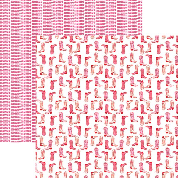 Reminisce Cowgirl Party: These Boots are Made for Walking DS Paper (1 Sheet)