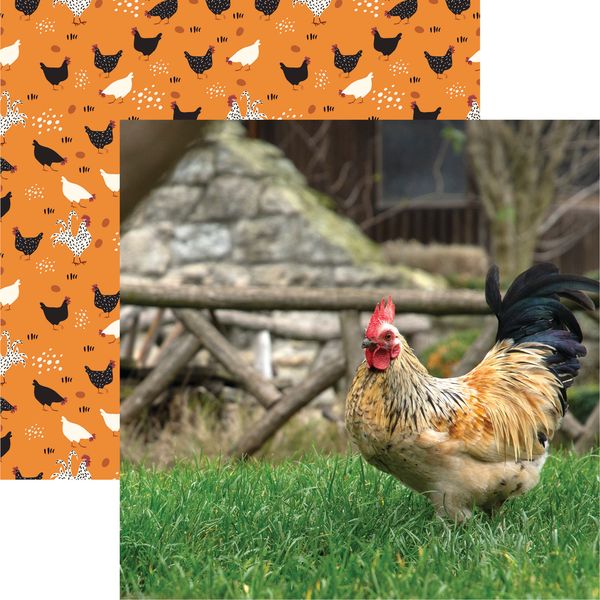 Reminisce Chicken Life: Strutting DS Paper (1 Sheet)