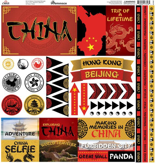 Reminisce China Sticker