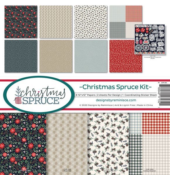 Reminisce Christmas Spruce Collection Kit