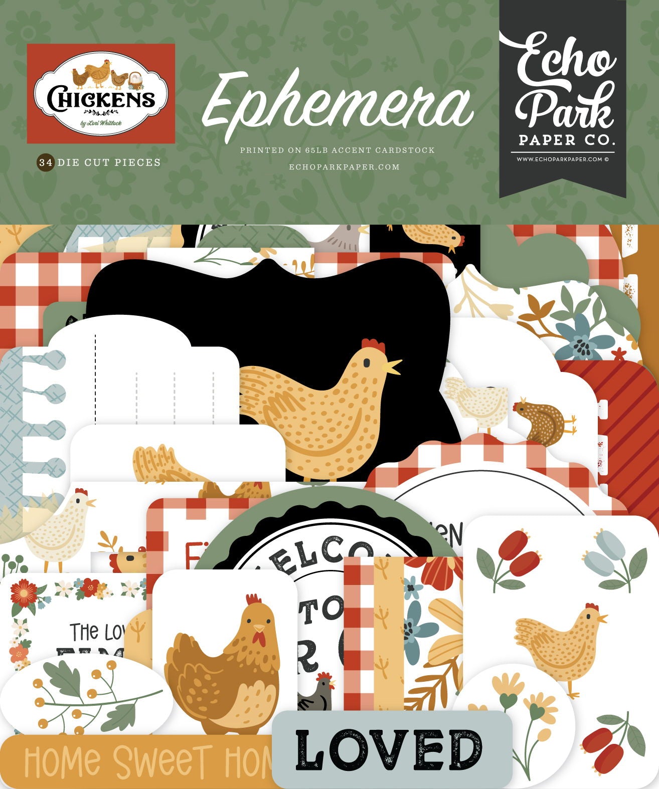 Echo Park Chickens Ephemera