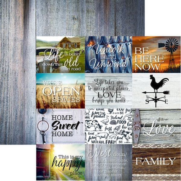 Reminisce Country Life: Country Life Pape DS Paper (1 Sheet)