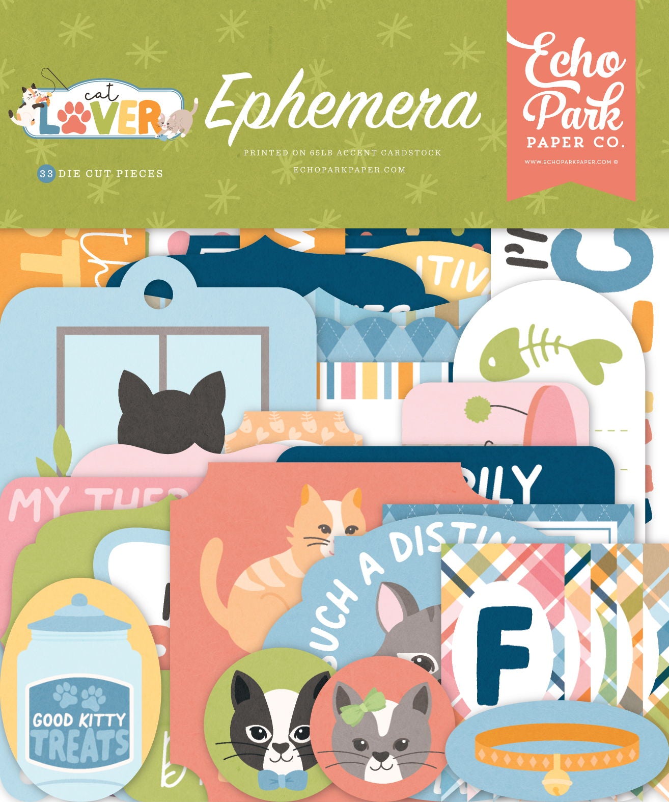 Echo Park Cat Lover Ephemera